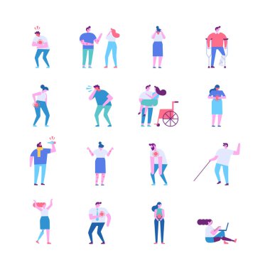 Hastalık, hastalık, hummalı düz taşıyıcı insanlar.