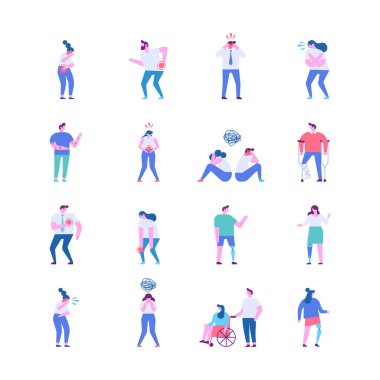 Hastalık, hastalık, hummalı düz taşıyıcı insanlar.