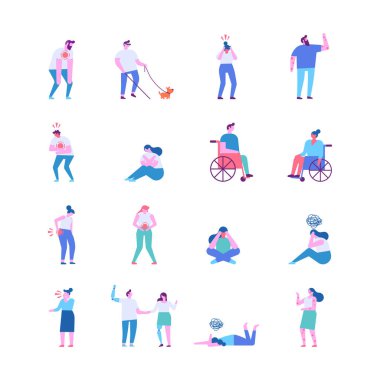 Hastalık, hastalık, hummalı düz taşıyıcı insanlar.