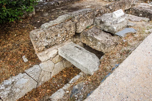 Great Drain in Agora, Athens — Stock Photo, Image