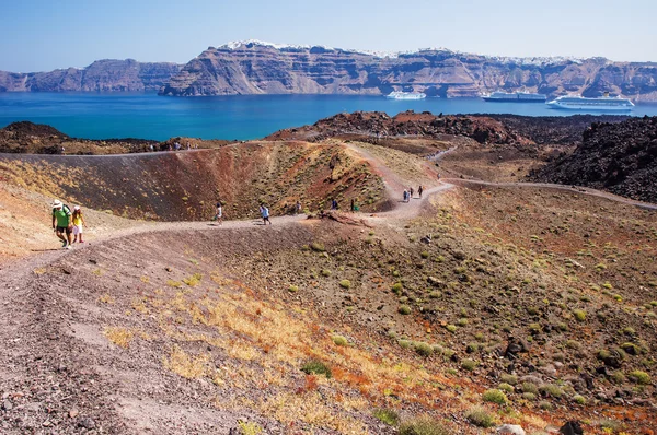 Vulcano di Santorini — Foto Stock