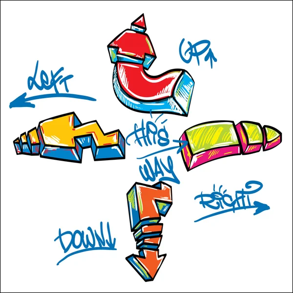 grafiti okları