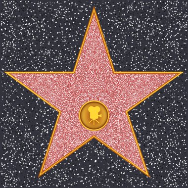 yıldız klasik film kamera (hollywood Şöhret Kaldırımı)
