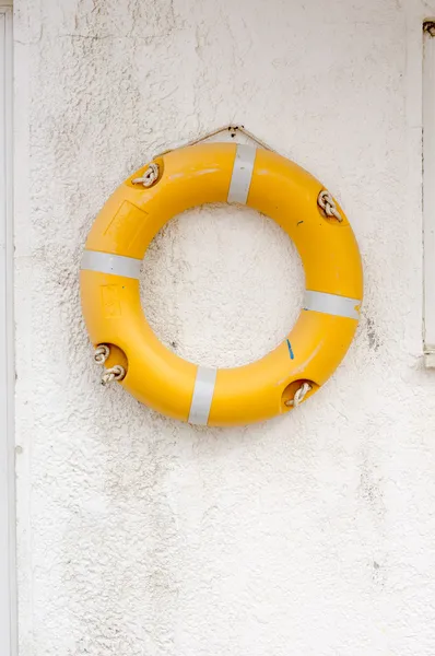 Lifebuoy Hanging on the Wall — Stock Photo, Image