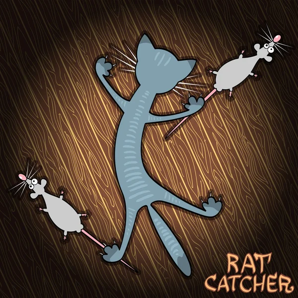 Rat Catcher — Stock Vector