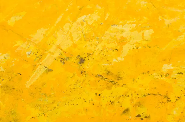 Amarelo abstrato fundo acrílico — Fotografia de Stock