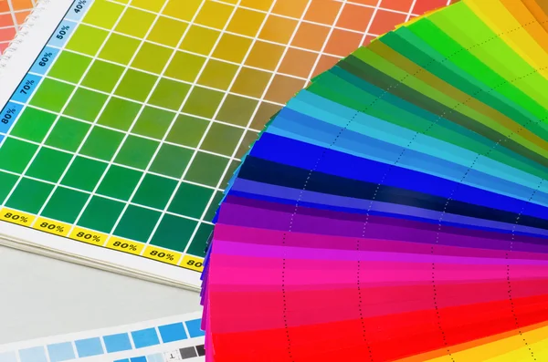 Color guide and color fan — Stock Photo, Image