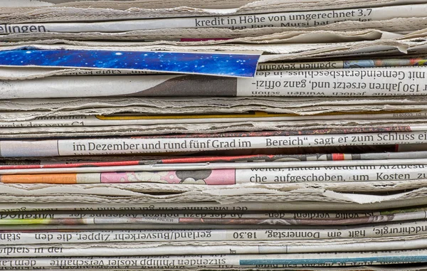 Σωρό των εφημερίδων — Φωτογραφία Αρχείου