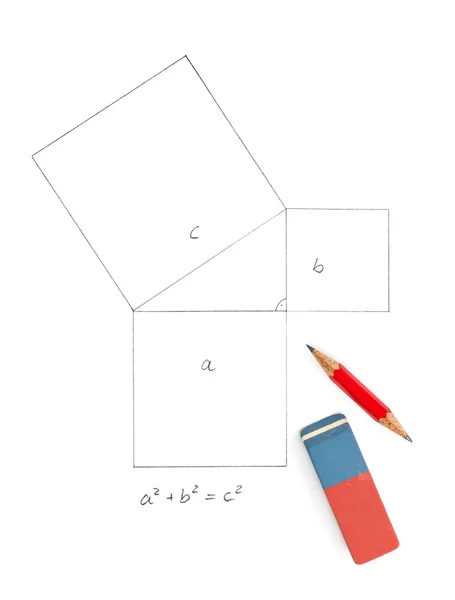 Pythagorean theorem — Stock Photo, Image