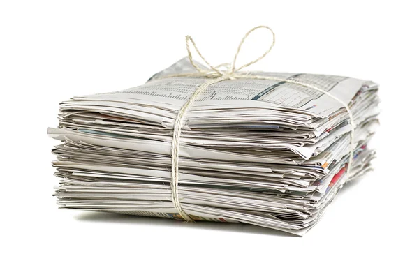 Σωρό των εφημερίδων — Φωτογραφία Αρχείου