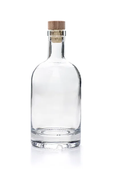 Empy liquor bottle on a white background — Stock Photo, Image