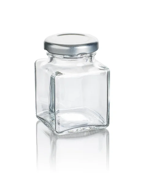 Empty glass container — Zdjęcie stockowe