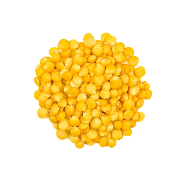 Heap of yellow lentils — Stock Photo, Image