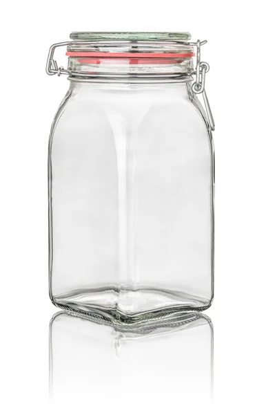 Isolated large canning jar — Stock Photo, Image