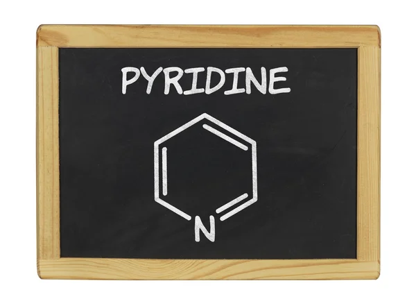 Chemische formule op een schoolbord — Stockfoto