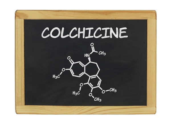 Wzór chemiczny na tablicy — Zdjęcie stockowe