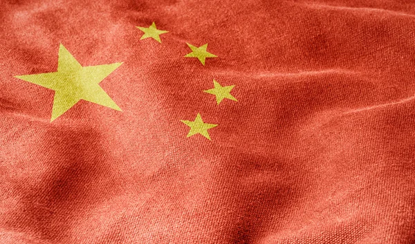 Vlajka Čínské republiky — Stock fotografie