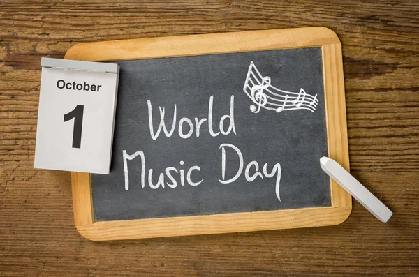 World Music Day, October 1 — Stock Photo, Image