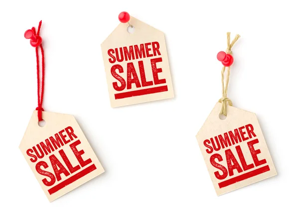 Collezione di tag con il testo Summer Sale — Foto Stock