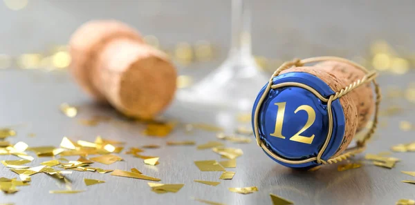 Champagne Cap Number — Stock Photo, Image