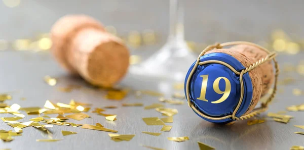 Champagne Cap Number — Stock Photo, Image