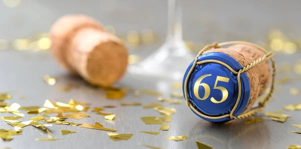 Champagne Cap Number — Stock Photo, Image