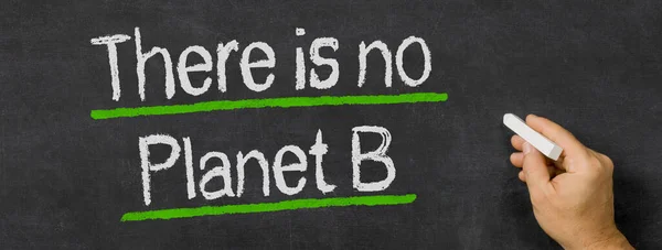 Text Written Blackboard Planet — Stock Photo, Image