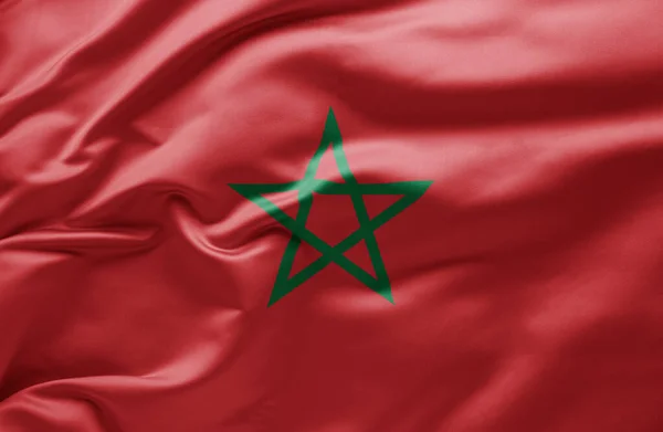 Drapeau National Maroc — Photo