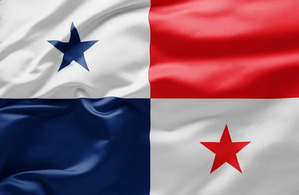 Bandeira Nacional Panamá — Fotografia de Stock