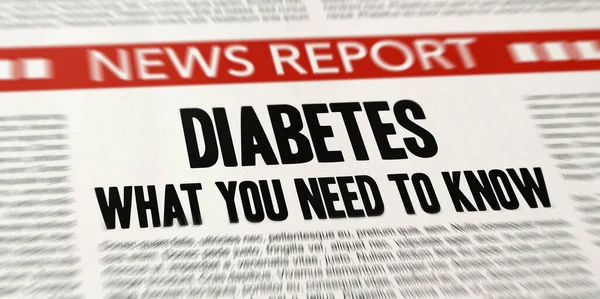 Diabetes What You Need Know — Stock Photo, Image