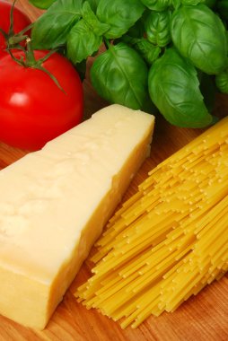 makarna için malzemeler