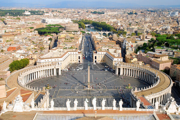 St Peters Square in Rome