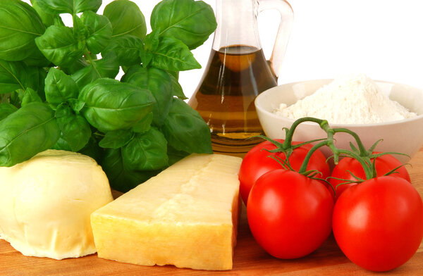 Ingredients for pizza
