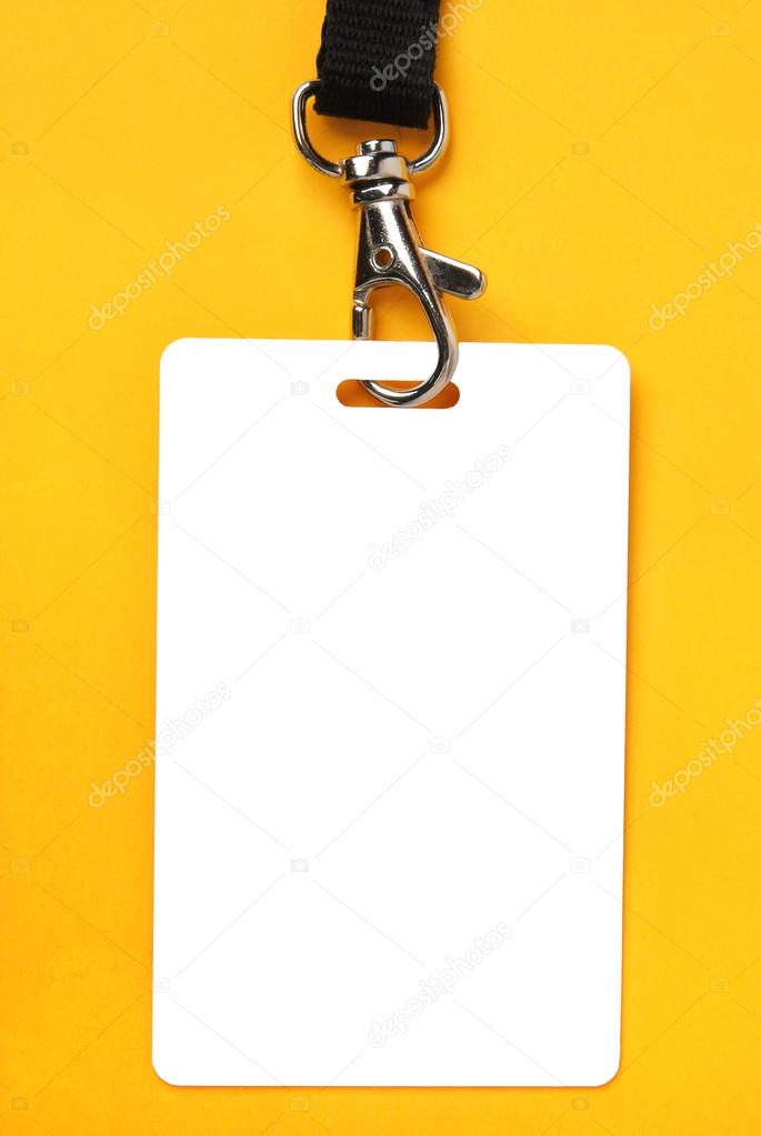 Blank badge
