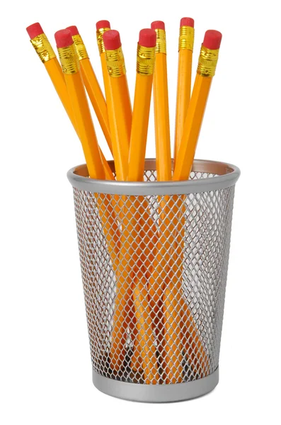 Pencils in a cup — Stock Photo, Image