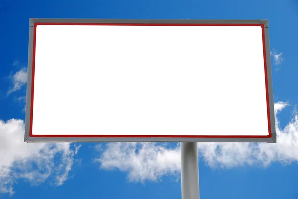 Blank billboard — Stock Photo, Image