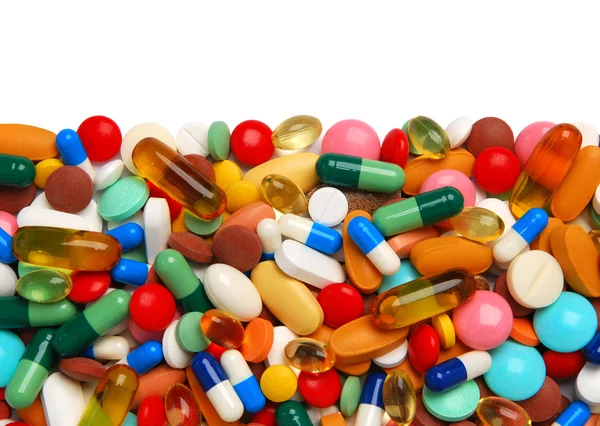 Pills border — Stock Photo, Image