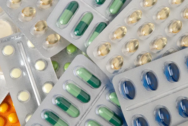 Medicamentos, pastillas y cápsulas — Foto de Stock