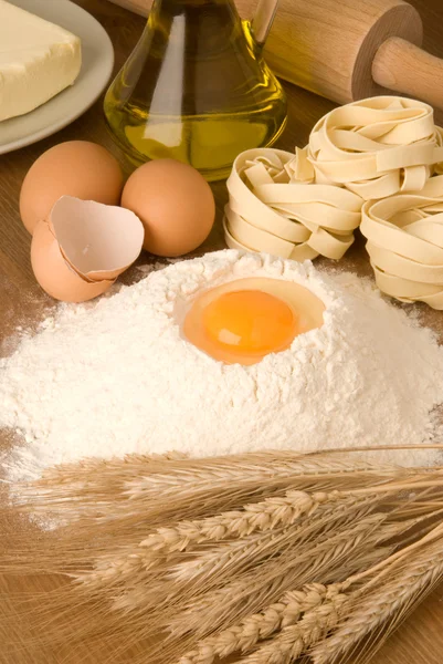 Voorbereiding van pasta — Stockfoto