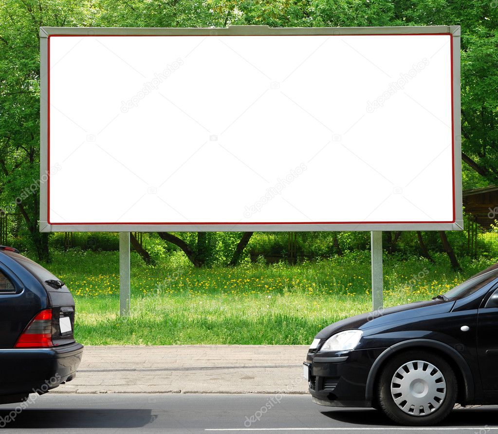 Billboard in the street