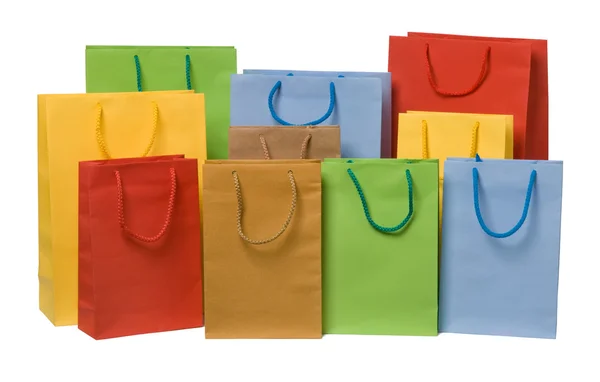 Bolsas de compras coloridas —  Fotos de Stock