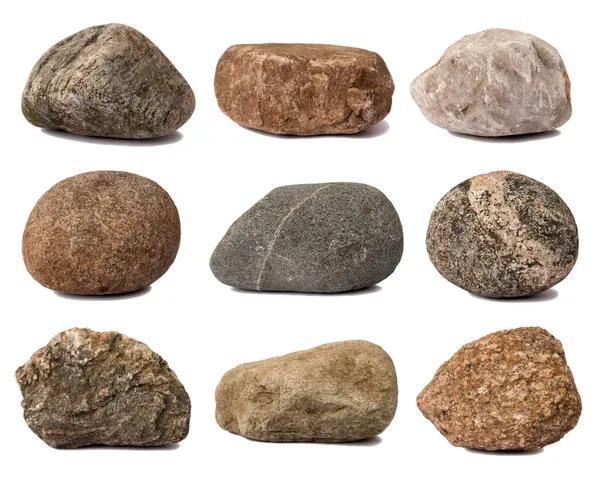 Rocks isolated on white — Stock Photo, Image