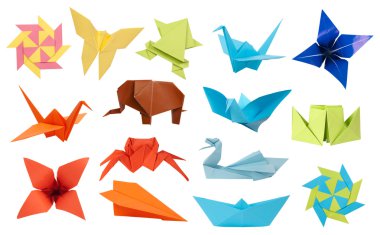 Origami kağıt oyuncak koleksiyonu