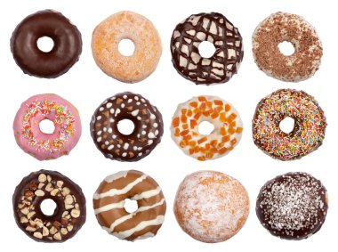 Donuts collection clipart