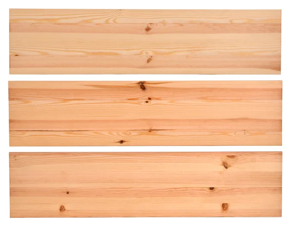 New planks isolated on white — Stock Photo, Image
