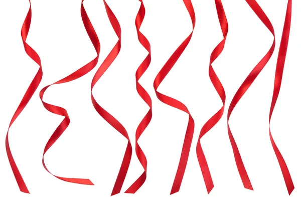 Red ribbons — Stock Photo, Image