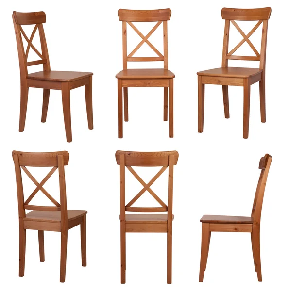 Stuhl isoliert auf weißem Hintergrund — Stockfoto