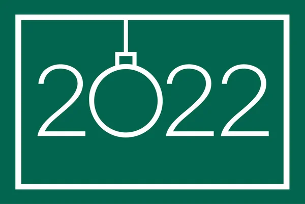 2022 Nový Rok Šťastný Nový Rok Rekreační Pozadí Pro Kalendář — Stockový vektor
