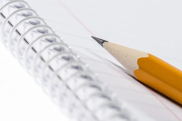 Pencil and notebook Royalty Free Stock Photos
