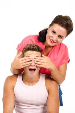 oyun oynamayı seven Çift